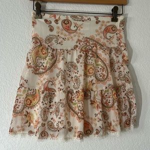 Girls Paisley Skirt